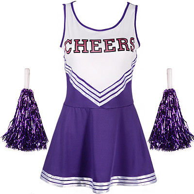 F1537-2 Sexy Cheerleader Uniform Kleid Trikot Dress